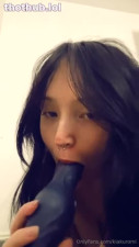 kiakuromi OnlyFans leaked kiakuromi dildo blowjob ppv on HDthot