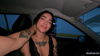 Marcela Lelly caught in public