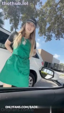 Izzy Swallows OnlyFans leaked Izzy Swallows BBC Starbucks Sucked Off on HDthot
