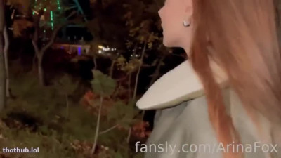 Arina Fox OnlyFans leaked Arina Fox Gives A Blowjob On A Ferris Wheel on HDthot