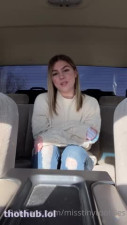 Your sister-in-law gives you a virtual footjob in your car