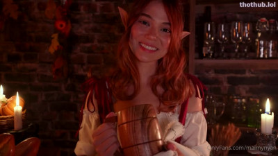 Maimy ASMR OnlyFans leaked Maimy ASMR Elf Cleans You on HDthot