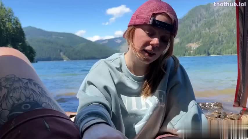 theivoryfox OnlyFans leaked TheIvoryFox Leaked Outdoor Sex By The Lake on HDthot