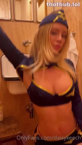 Daisy Keech OnlyFans leaked Daisy Keech Stewardess nip slip on HDthot