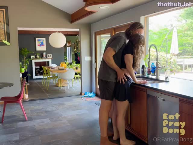 EatPrayDong OnlyFans leaked EatPrayDong Kitchen Counter Sex Tape on HDthot