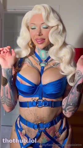 PinupPixie OnlyFans leaked Pinuppixie cyberpunk is greedy for dick sauce on HDthot