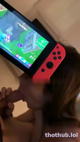Ellie Leen OnlyFans leaked Ellie Leen Suck BF Dick While Playing Game And Get Fucked In Doggy on HDthot