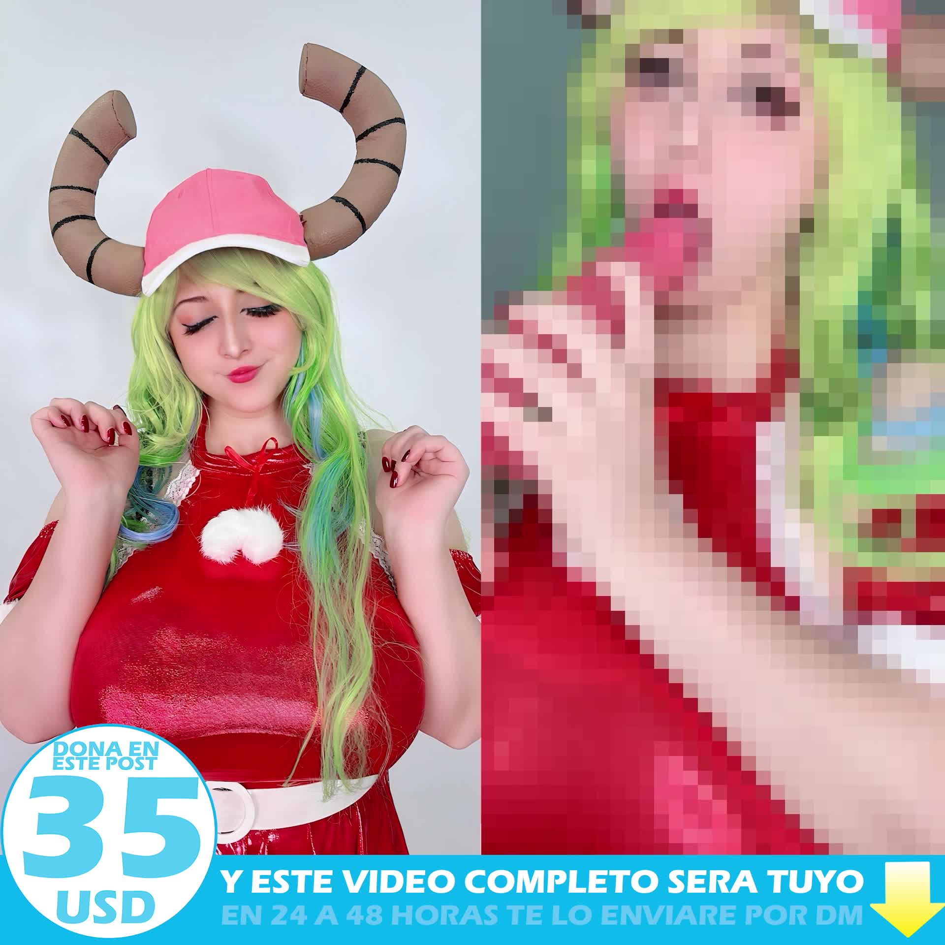 COSPLAY: LUCOA SAN NAVIDEÑA (LUCOA SAN CHRISTMAS) VIDEO C..