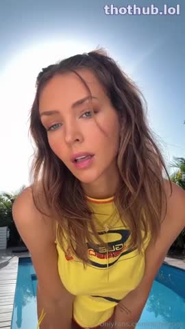 Rachel Cook - Yellow Swim shirt