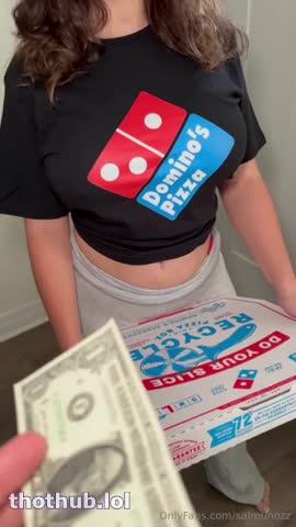 Salarrea OnlyFans leaked Salarrea Pizza delivery girl suck and fuck on HDthot