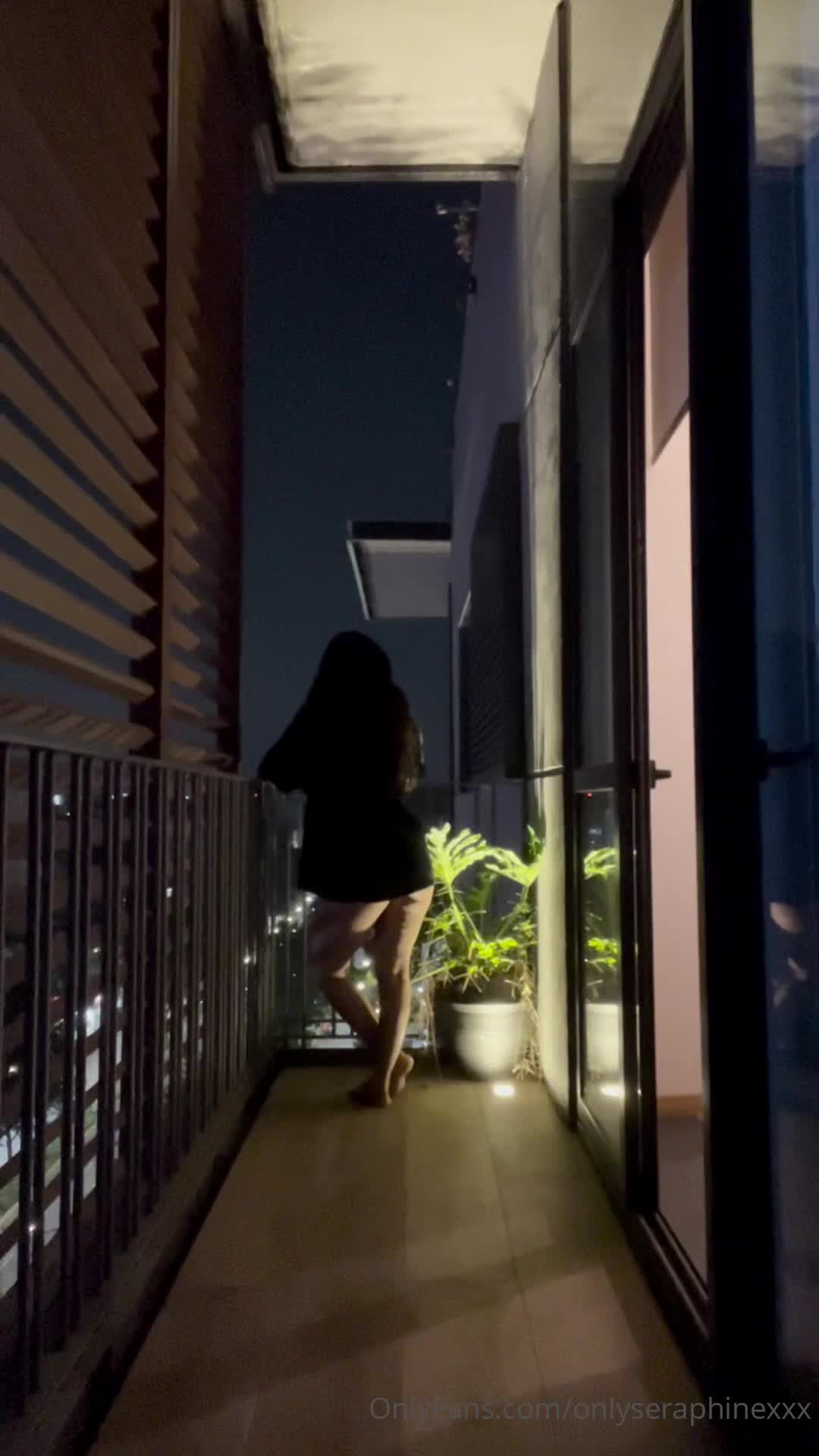onlyseraphinexxx OnlyFans leaked Onlyseraphinexxx - im saving a space for you on this balcony ;) on HDthot
