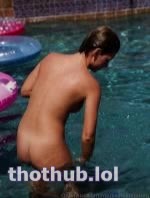 Madisyn Shipman naked day in the pool