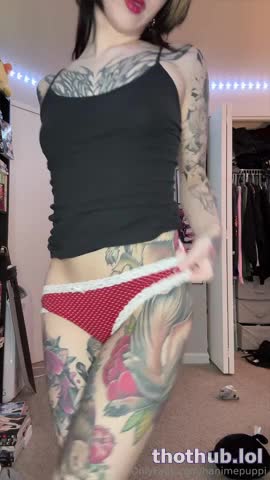 hanimepuppi OnlyFans leaked hanimepuppi - asian egirl strip tease on HDthot