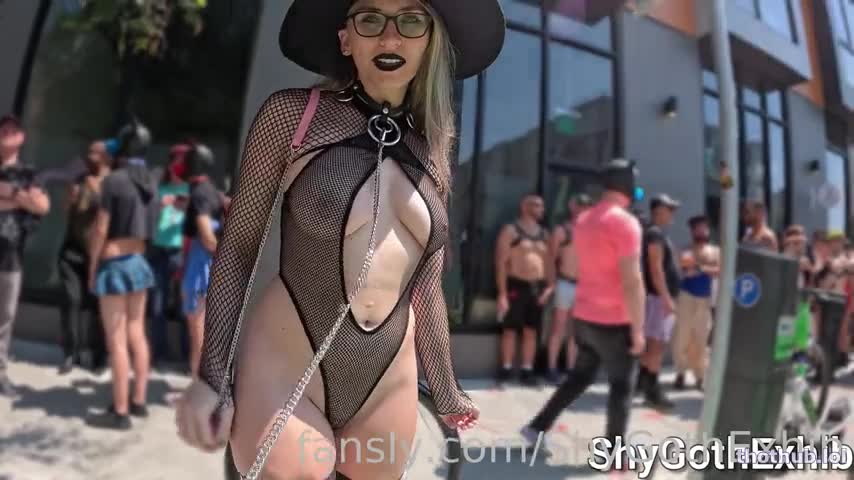 OnlyFans leaked Shea aka ShyGothExhib - I Went To DORE Aka 'Up Your Alley Fair' In SF! on HDthot