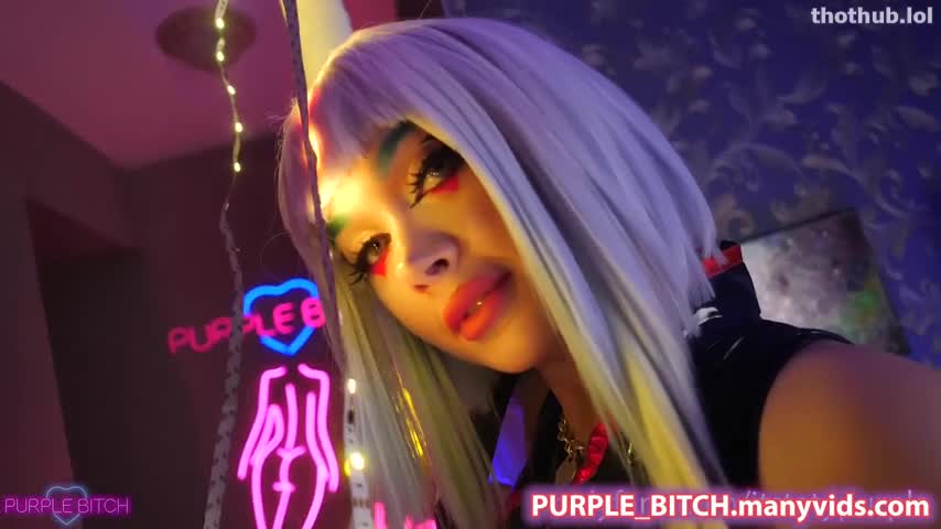 Purple Bitch - Cyberpunk Lucy Cosplay