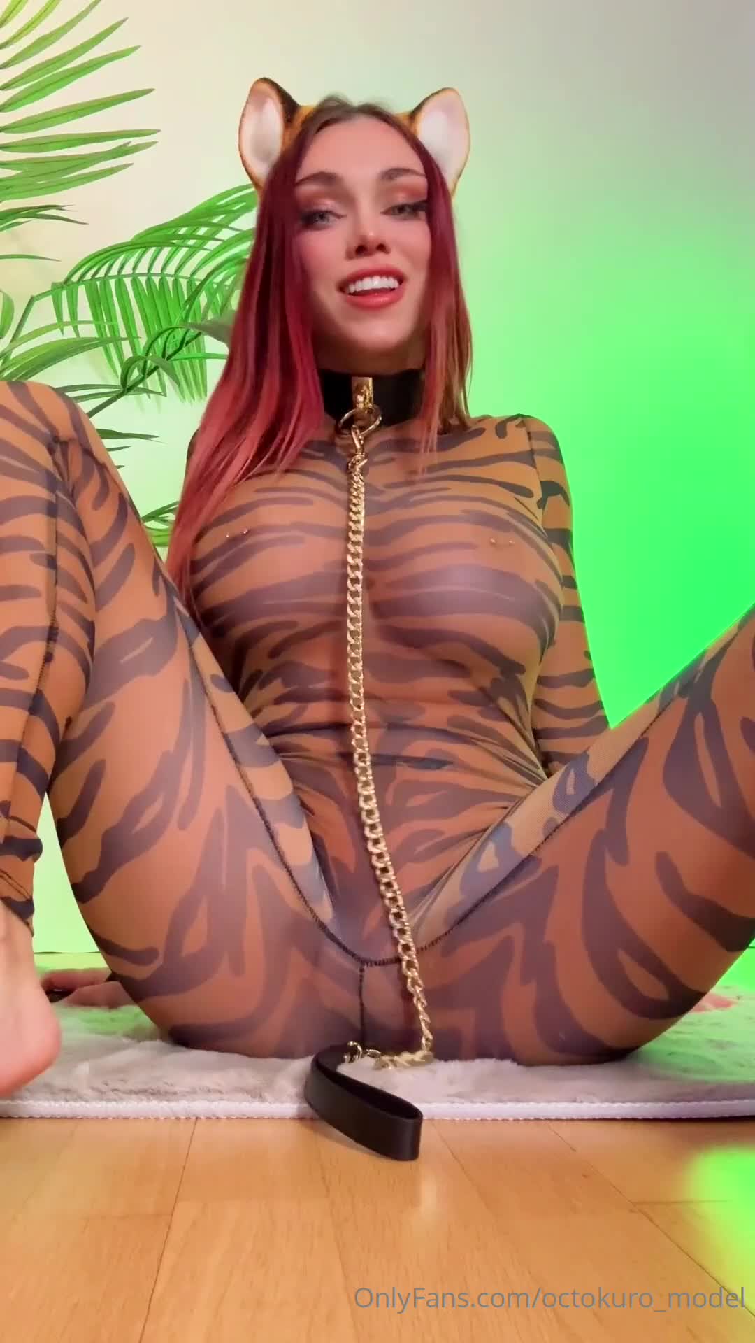 Octokuro_model - BRAND NEW SOLO  Master Tigress turned into a submissive and..