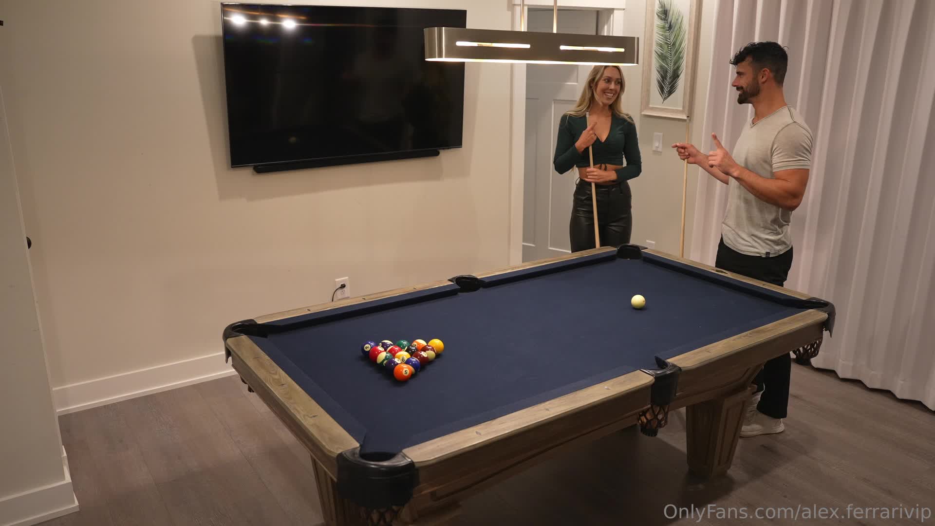 Alex.ferrarivip - Found my new favorite way to play pool  Hope you guys enjo..