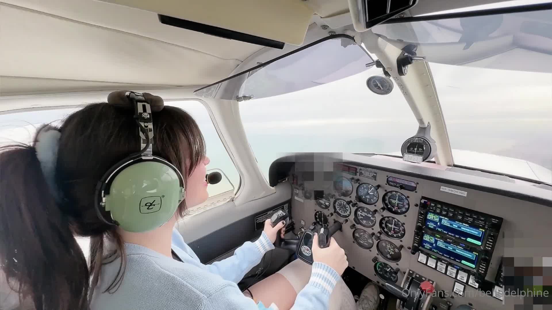 belledelphine OnlyFans leaked Belledelphine - Me flying a plane! on HDthot