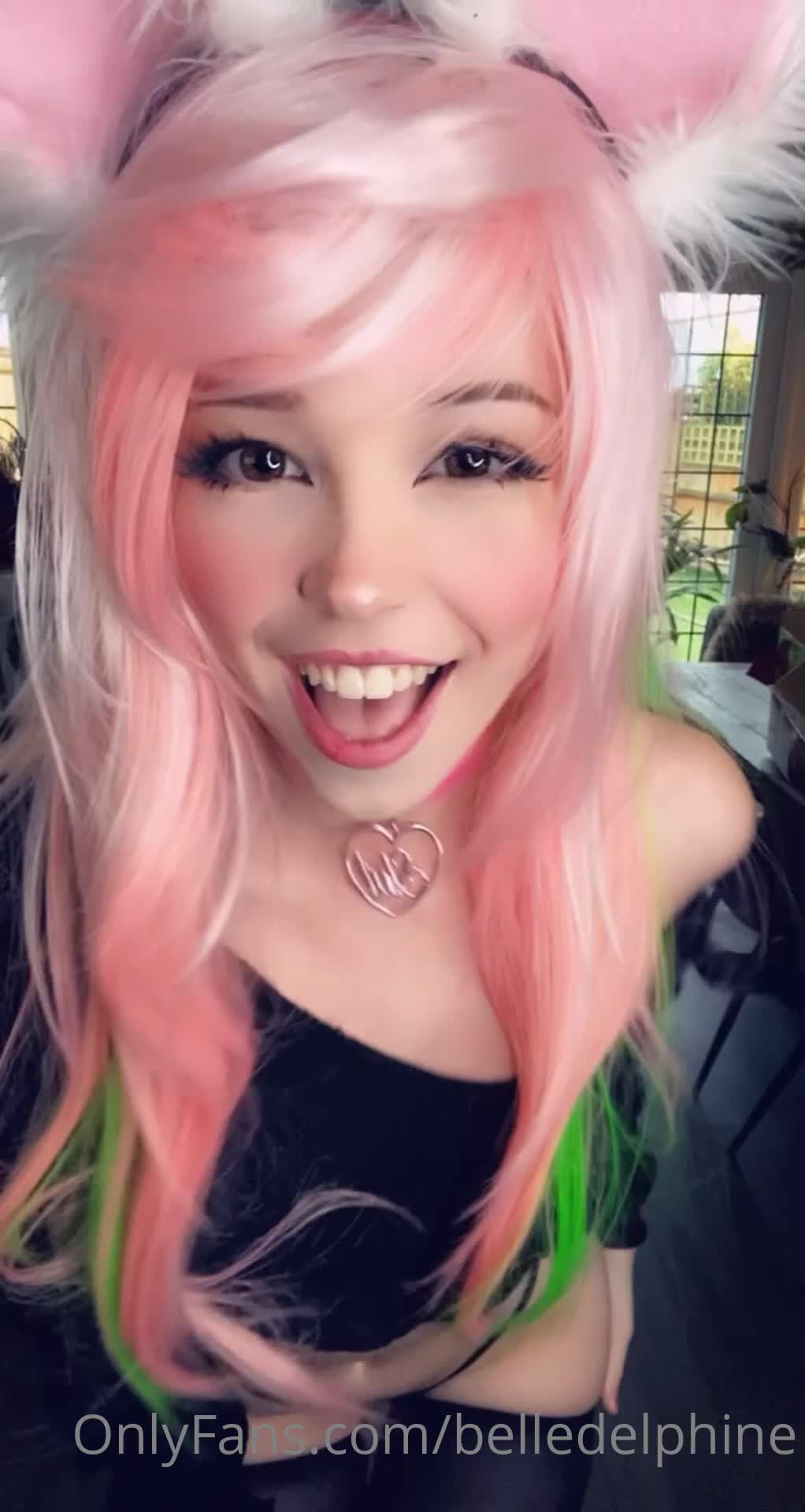 belledelphine OnlyFans leaked Belledelphine - Me trying to get a good video of me dancing, idk why but i j.. on HDthot