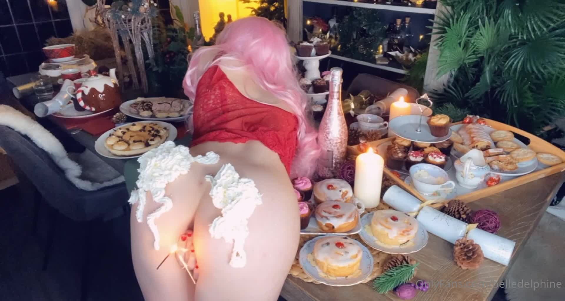 belledelphine OnlyFans leaked Belledelphine - Dessert is served... and yes, i did put a sparkler in my but.. on HDthot