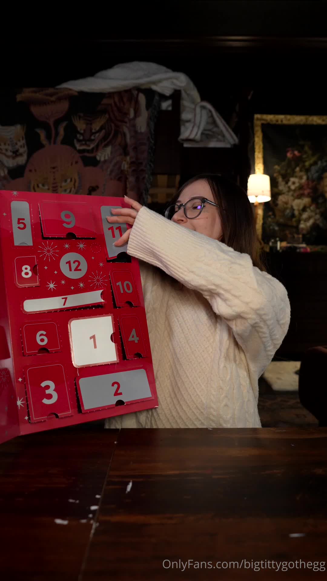 bigtittygothegg OnlyFans leaked Bigtittygothegg - day 11 of xxxmas calls for... anal!! on HDthot