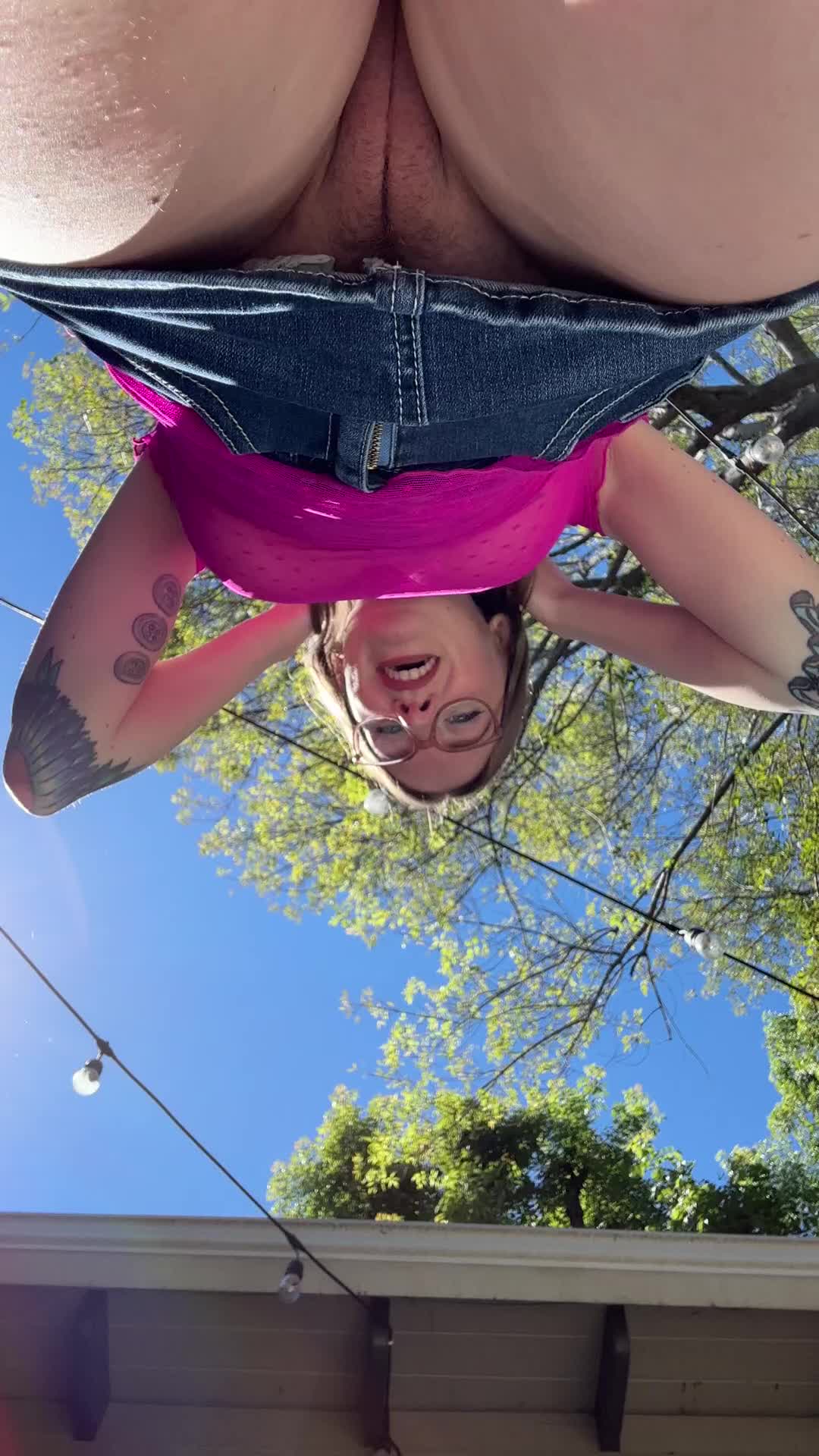 emma_ruby OnlyFans leaked Emma_ruby - I'm not wearing panties under my skirt on HDthot
