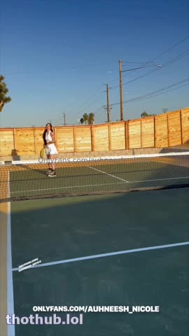 auhneesh nicole - tennis court crampie