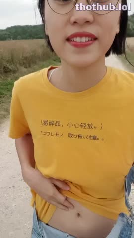 june liu OUTDOOR PUBLIC BLOWJOB & FACIAL