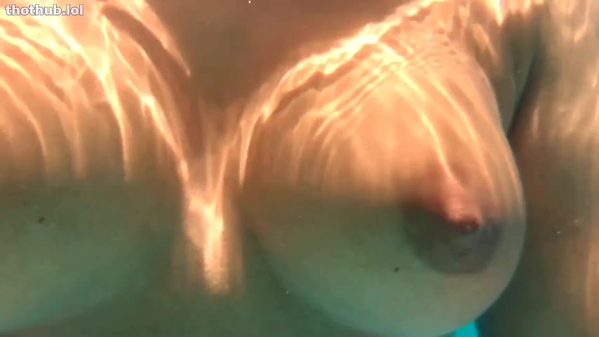 Jenny plays in the water