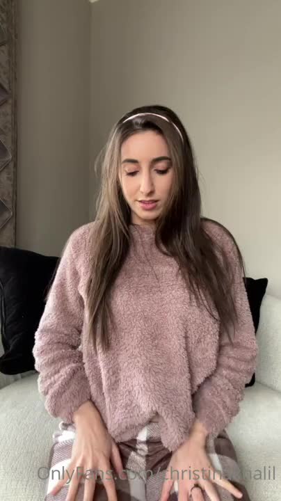 Christina Khalil Strip See-Through Lingerie PPV Onlyfans Set Leaked