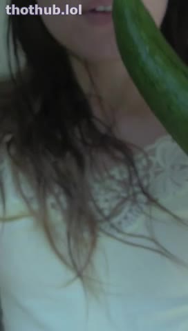Stella Barey Cucumber+anal stuffing