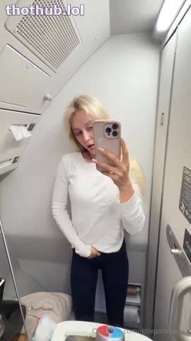 Lena Polanski | LittlePolishAngel Flight 6 Minute Risky Dildo Fuck