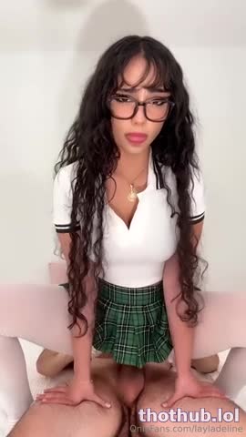 Horny Schoolgirl Layladeline Fucks Her Tutor And Gets Creampied