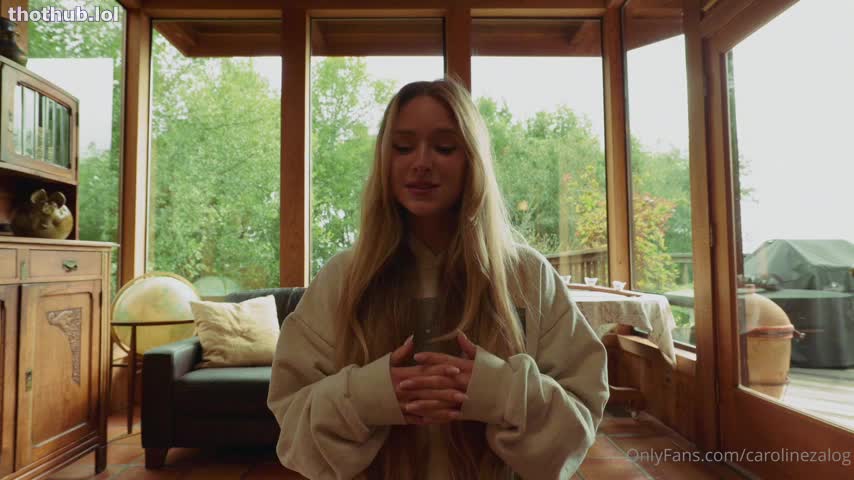 Caroline Zalog new try on modern lingerie