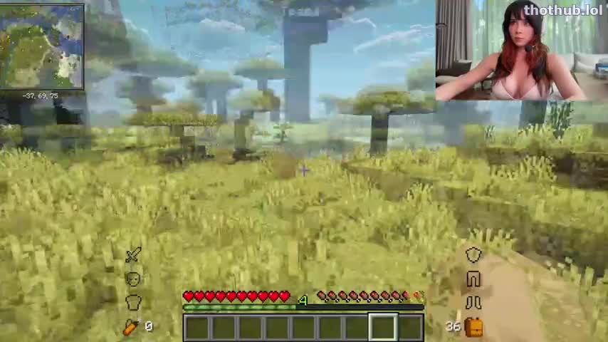 Busty Sweetie Fox Fucking After Playing Minecraft