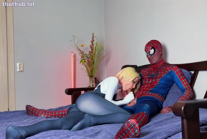 Sunako Gwen Stacy Rides Spiderman's Dick - Cosplay Sex