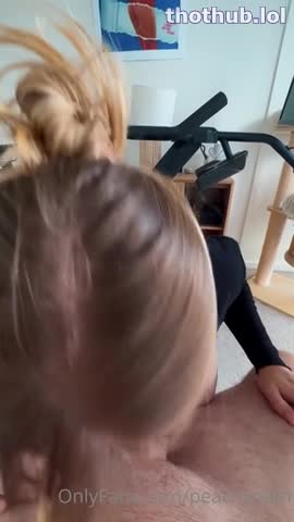 Peachypam Gagging, Sucking Cock Ended Up Facial