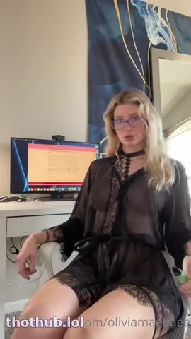 Olivia Mae Bae // oliviamaebaee Black Lingerie Sextape