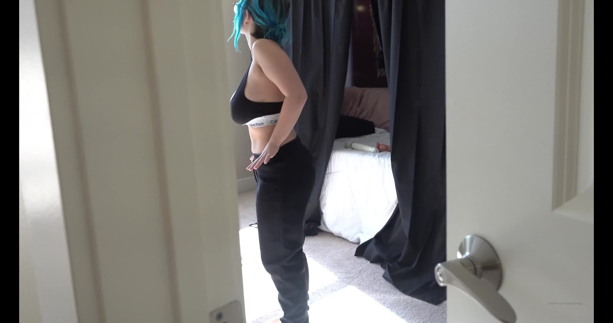 BigTittyGothEgg Masturbates In Her Room - Masturbation - Big Boobs - Goth Solo