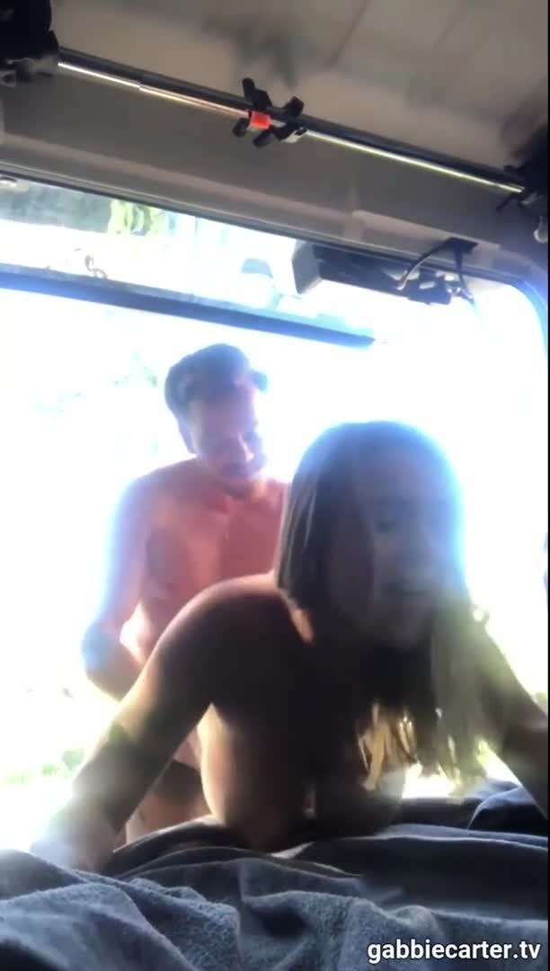 Gabbie Carter Gets Pounded In Broad Daylight - Outdoor - Sex - Blonde - Floppy Tits - Busty - Car - Exhibitionism