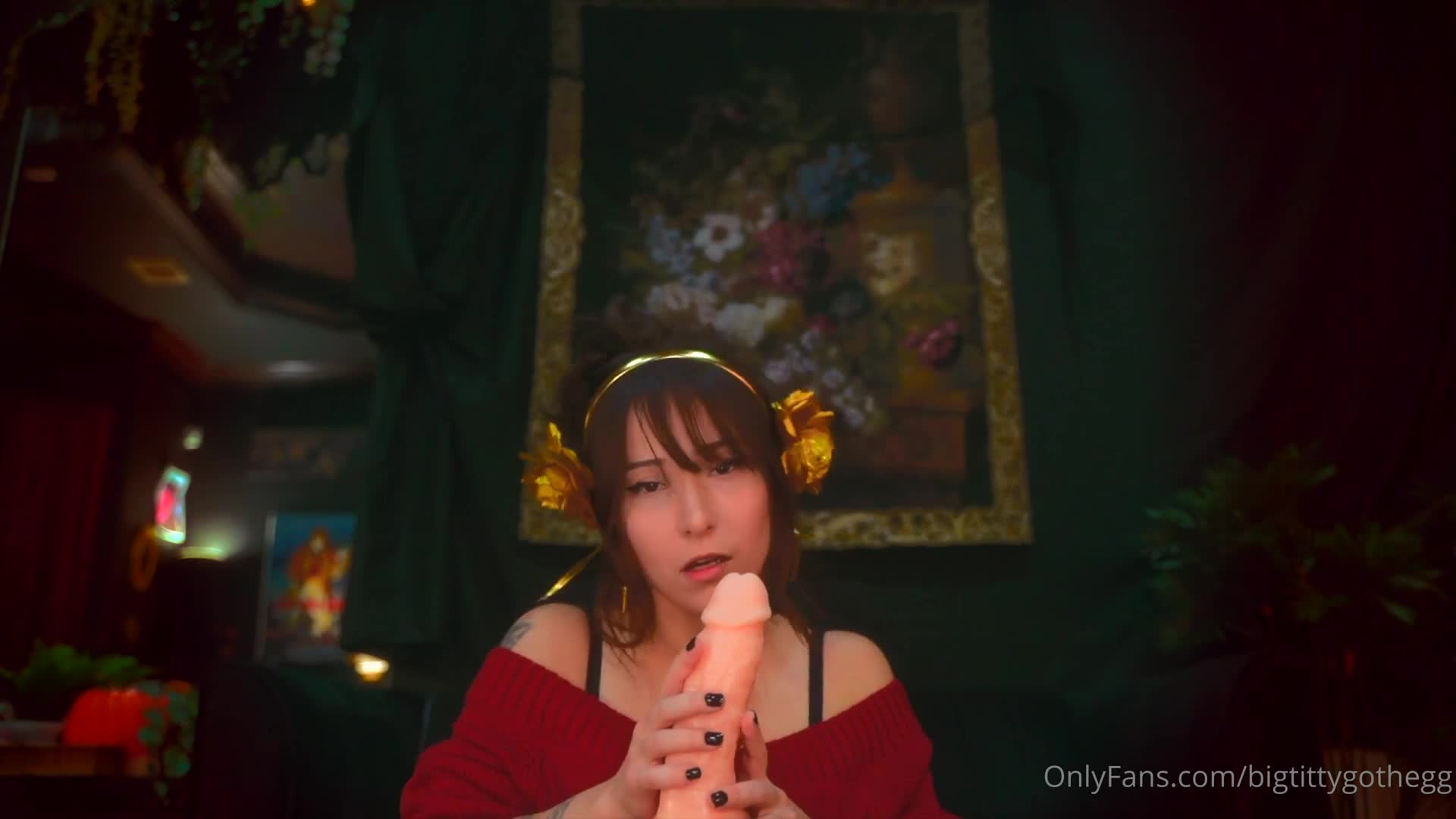 OnlyFans leaked BigTittyGothEgg Seduces With A Dildo Titjob - Big Boobs - Masturbation - Goth Solo - Sensual - Sensual Masturbation on HDthot