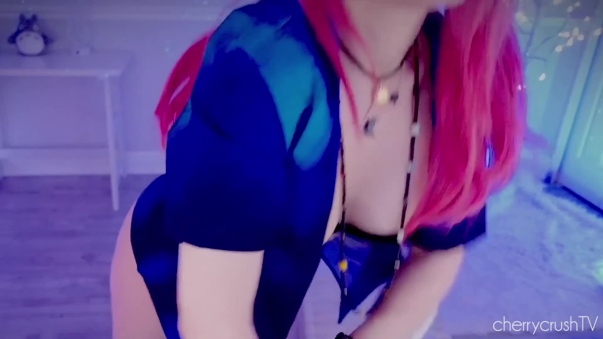Cherry Crush Gives A JOI Before Masturbating - Blowjob - Masturbation - Solo - JOI - Red Hair - Eye Contact - Handjob - Dildo Riding - Solo Masturbation
