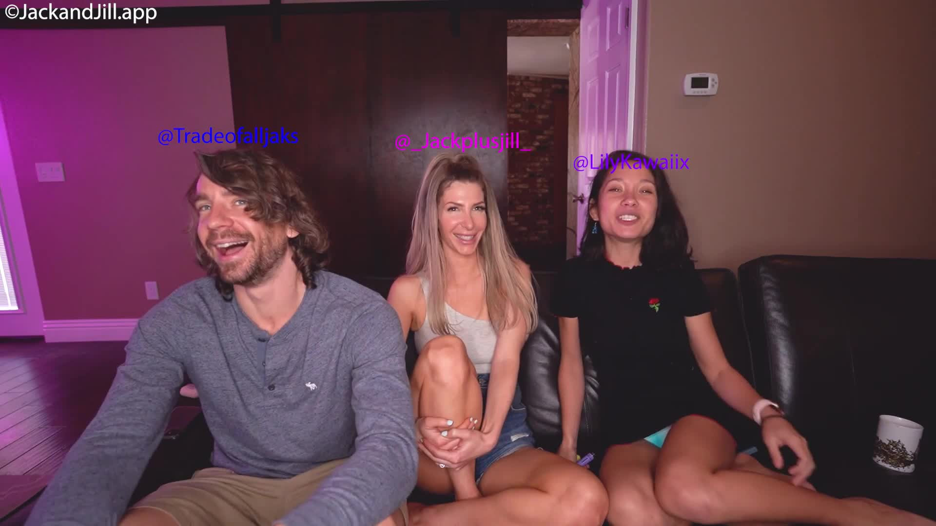 Lily Kawaii's First Live Threesome With Jack And Jill Palmer - Blowjob - Sex - Threesome - American - Asian - Asian Facial - Asian Lesbian - Asian Pussy - POV Threesome - FFM Threesome