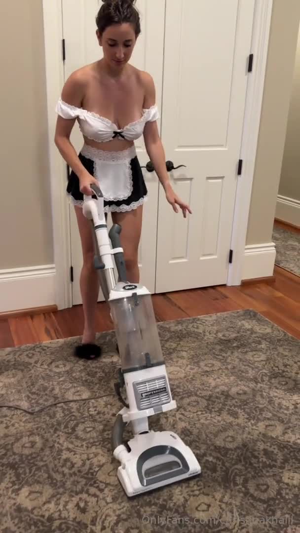 Christina Khalil Sexy Maid Costume Onlyfans Video Leaked