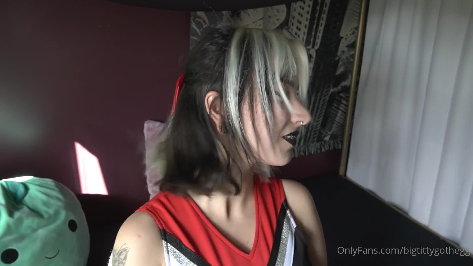 BigTittyGothEgg Gets Slapped And Choked - Big Boobs - Fetish - Slapping