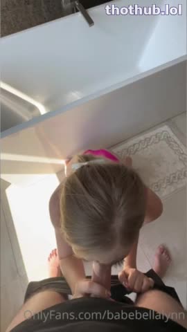 BellaLynn Taking Stepdad's Cock In Bathroom