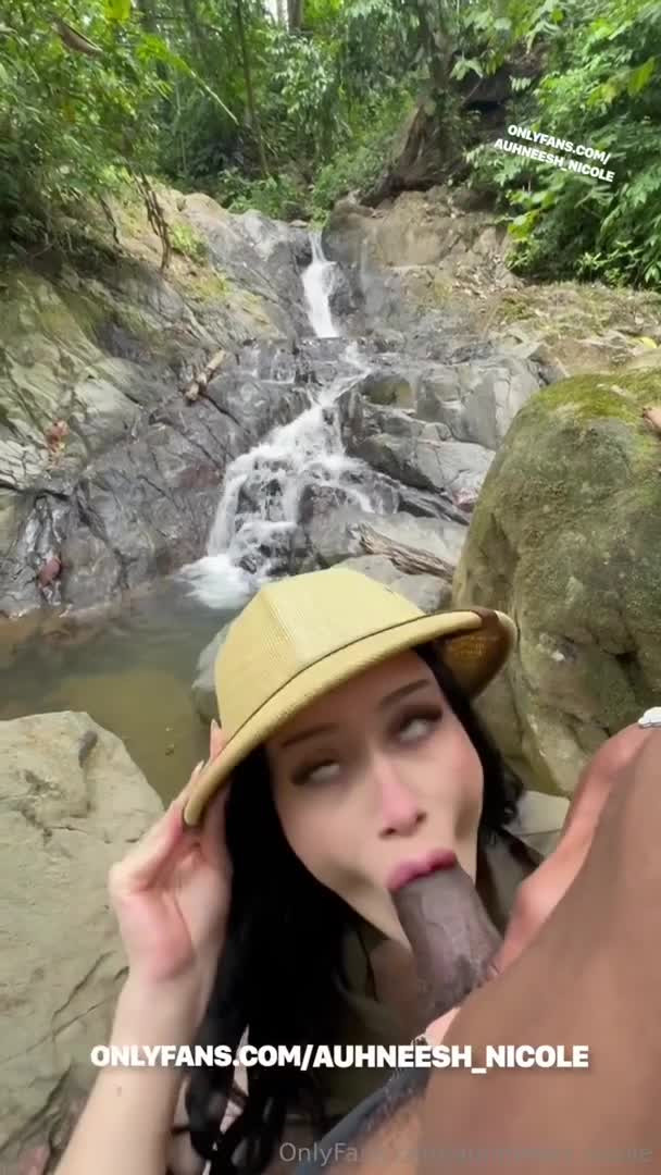 Auhneesh Nicole Sex Tape In The Forest By A BBC - Blowjob - BBC - Sex - Forest