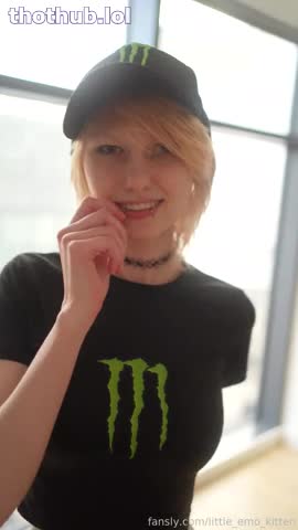 Little_emo_kitten blonde with monster and bbc