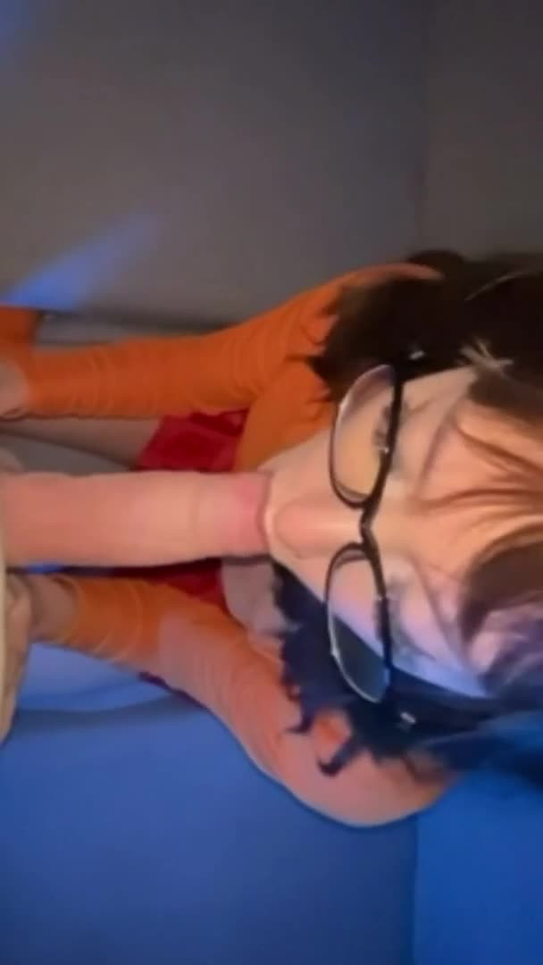 Alexandra Marianna In Velma Cosplay Sex Tape - Sex - Blowjob - British - Velma Cosplay