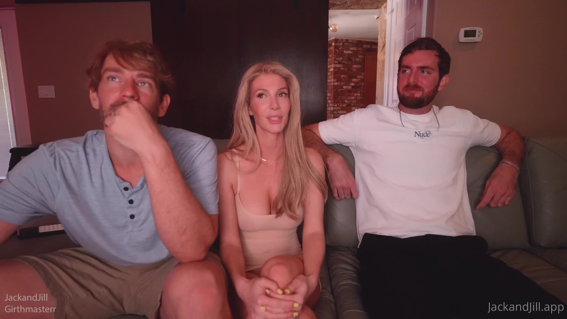 Jill Palmer's Threesome With Jack & Girthmasterr - Threesome - Sex - Blowjob - Wild Sex - Threeway - Threesome Blowjob